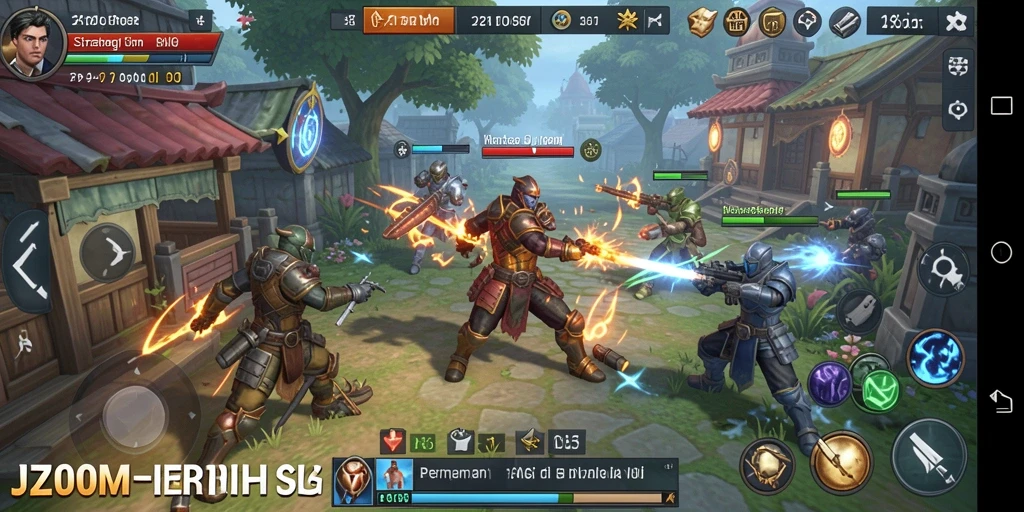 Tampilan gameplay menarik dari J200M yang penuh strategi.