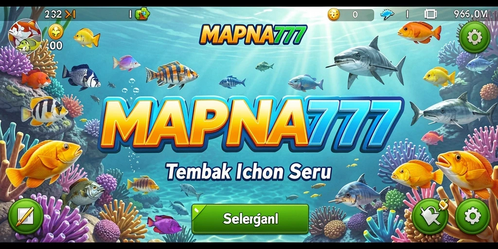 Tangkapan layar dari gameplay seru Tembak Ikan MAPNA777.