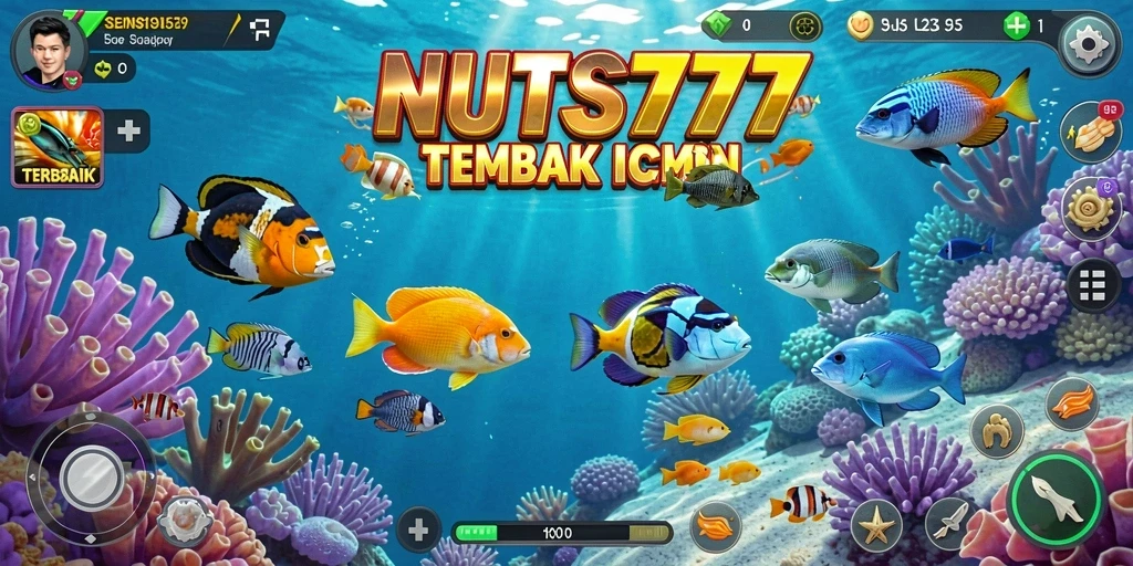 Gameplay menarik dari NUTS777 dengan efek visual yang memukai.