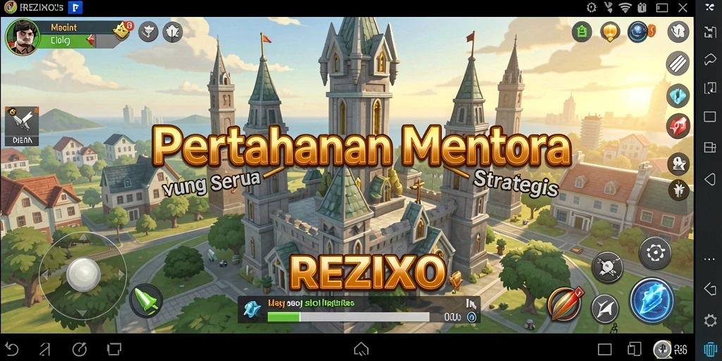 Tampilan gameplay REZIXO yang menegangkan dan penuh strategi.
