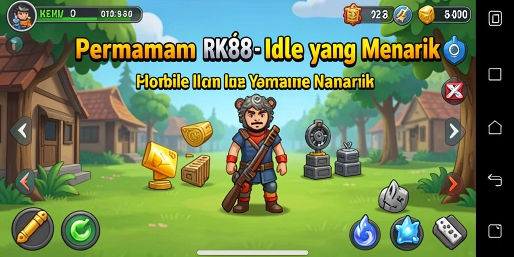 Tampilan gameplay RK88 yang mengasyikkan dan penuh warna.